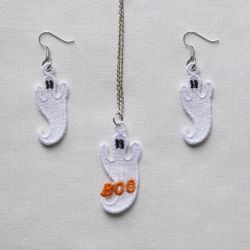 FSL Halloween Earrings And Pendant 04 machine embroidery designs
