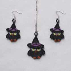 FSL Halloween Earrings And Pendant 07