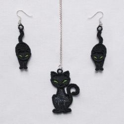 FSL Halloween Earrings And Pendant 09 machine embroidery designs