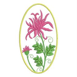 Chrysanthemum 08 machine embroidery designs