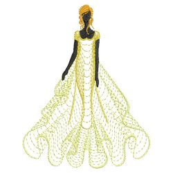 Rippled Lady 01(Md) machine embroidery designs