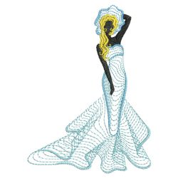 Rippled Lady 10(Md) machine embroidery designs