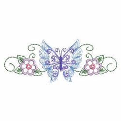 Rippled Butterfly Borders(Md) machine embroidery designs