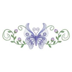Rippled Butterfly Borders 02(Sm) machine embroidery designs