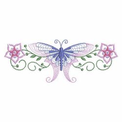 Rippled Butterfly Borders 03(Md) machine embroidery designs