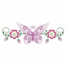 Rippled Butterfly Borders 05(Md) machine embroidery designs