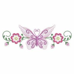 Rippled Butterfly Borders 05(Sm) machine embroidery designs