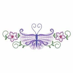 Rippled Butterfly Borders 06(Sm) machine embroidery designs