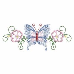 Rippled Butterfly Borders 09(Lg) machine embroidery designs