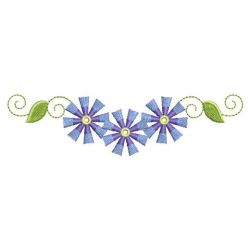 Flower Borders 2 02(Lg) machine embroidery designs