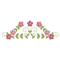 Flower Borders 2 04(Lg) machine embroidery designs