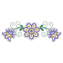 Flower Borders 2 05(Lg) machine embroidery designs