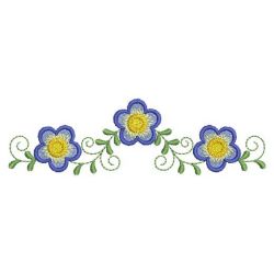 Flower Borders 2 06(Md) machine embroidery designs