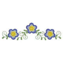 Flower Borders 2 06(Sm) machine embroidery designs
