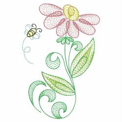 Rippled Spring Flowers(Md) machine embroidery designs