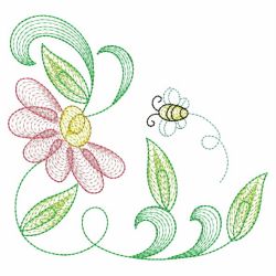 Rippled Spring Flowers 02(Md) machine embroidery designs
