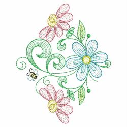 Rippled Spring Flowers 08(Sm) machine embroidery designs