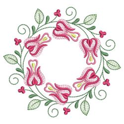 Rippled Valentine Rose 08 machine embroidery designs