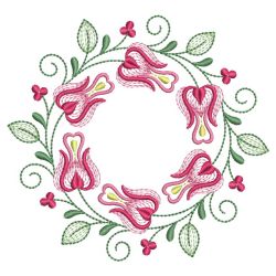 Rippled Valentine Rose 08 machine embroidery designs