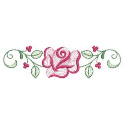 Rippled Valentine Rose 10 machine embroidery designs