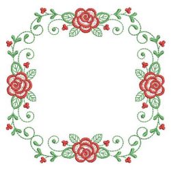 Red Rose Quilt 01(Sm) machine embroidery designs