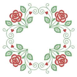 Red Rose Quilt 03(Md) machine embroidery designs