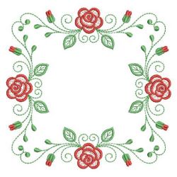 Red Rose Quilt 06(Sm) machine embroidery designs