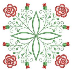 Red Rose Quilt 08(Sm) machine embroidery designs