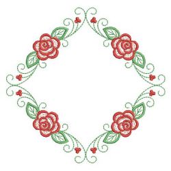 Red Rose Quilt 11(Sm) machine embroidery designs
