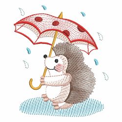 Rippled Animal In The Rain 07 machine embroidery designs