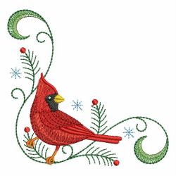 Christmas Cardinals 06 machine embroidery designs