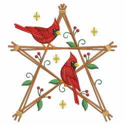 Christmas Cardinals 10 machine embroidery designs