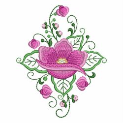 Heirloom Amazing Flowers 08 machine embroidery designs