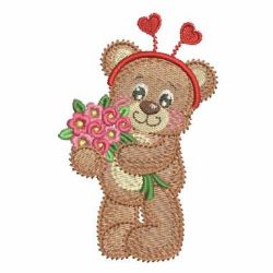 Lovely Teddy Bear 09 machine embroidery designs