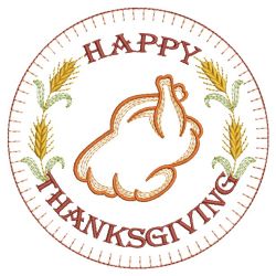 Happy Thanksgiving 01(Lg) machine embroidery designs