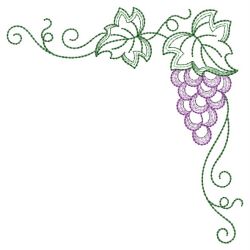 Vintage Grapes 01(Lg) machine embroidery designs
