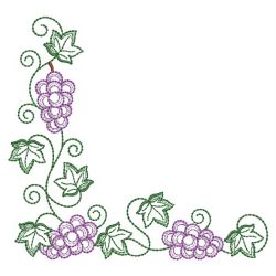 Vintage Grapes 03(Md) machine embroidery designs