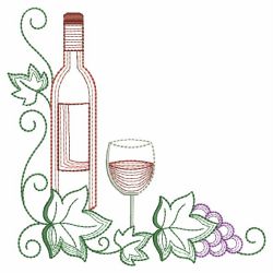 Vintage Grapes 04(Md) machine embroidery designs