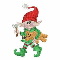 Christmas Elf 08 machine embroidery designs