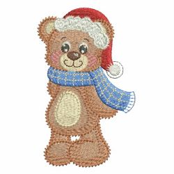 Holidy Teddy Bear 03 machine embroidery designs