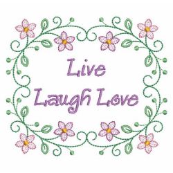 Live Simply 01(Md) machine embroidery designs