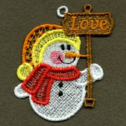 FSL Winter Snowman 09 machine embroidery designs