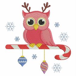Christmas Owls 02 machine embroidery designs