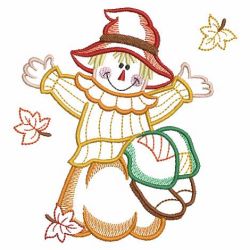 Folk Art Scarecrow 03(Sm) machine embroidery designs