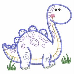 Vintage Baby Dinosaur(Md) machine embroidery designs