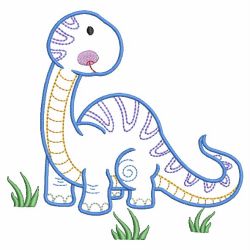 Vintage Baby Dinosaur 03(Lg) machine embroidery designs