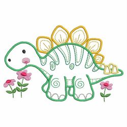 Vintage Baby Dinosaur 07(Lg) machine embroidery designs