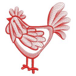 Redwork Farm Animals 07(Lg) machine embroidery designs