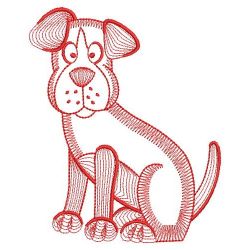 Redwork Farm Animals 09(Lg) machine embroidery designs