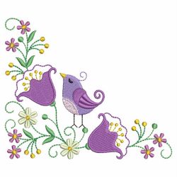 Heirloom Purple Flower 04(Md) machine embroidery designs